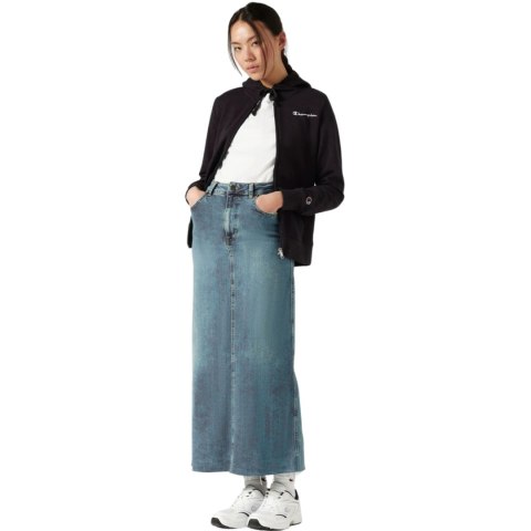 Bluza damska Champion Full Zip Hoodie Sweatshirt czarna 118099 KK001