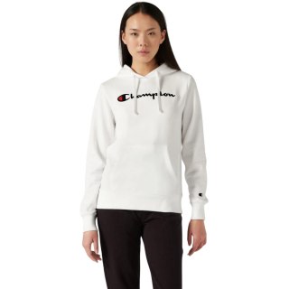 Bluza damska Champion Hooded Sweatshirt biała 118097 WW001