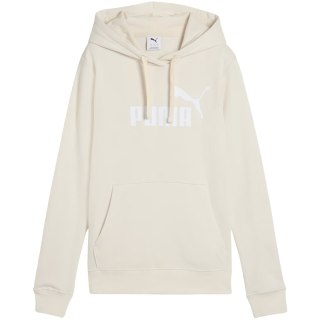 Bluza damska Puma ESS No.1 Logo Hoodie kremowa 682391 87