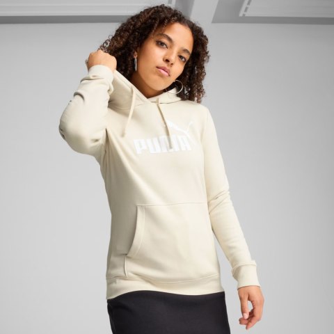 Bluza damska Puma ESS No.1 Logo Hoodie kremowa 682391 87
