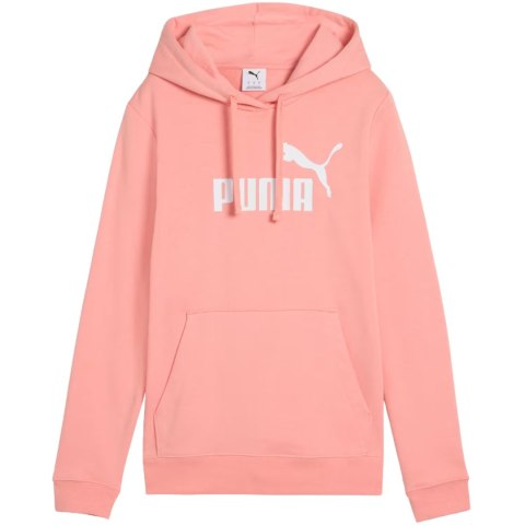 Bluza damska Puma ESS No.1 Logo Hoodie łososiowa 682391 18