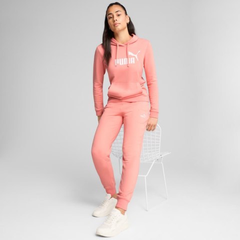 Bluza damska Puma ESS No.1 Logo Hoodie łososiowa 682391 18