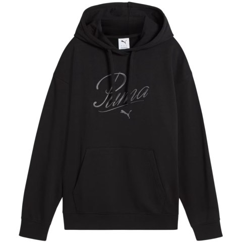 Bluza damska Puma Ess Script Comfort Hoodie czarna 684983 01