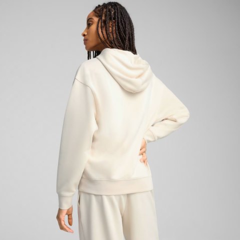 Bluza damska Puma Ess Script Comfort Hoodie kremowa 684983 87