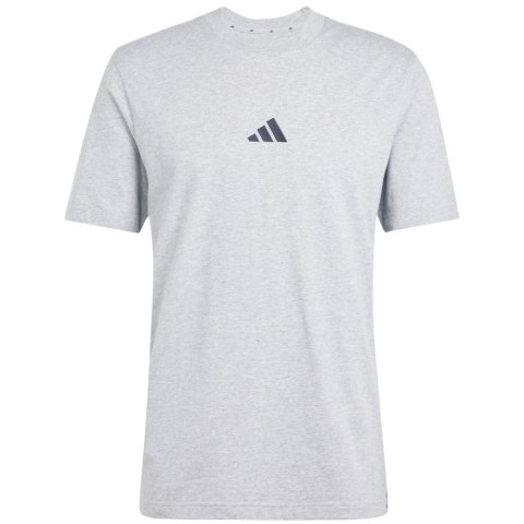 Koszulka męska adidas Essentials 3-Stripes Single Jersey szara JE6396