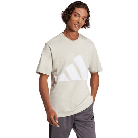Koszulka męska adidas Essentials Big Logo beżowa JE8933