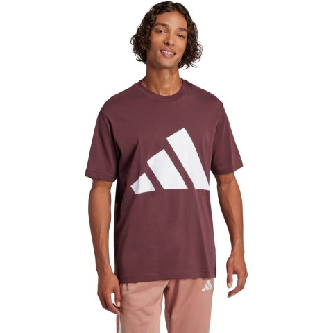 Koszulka męska adidas Essentials Big Logo bordowa JE8939