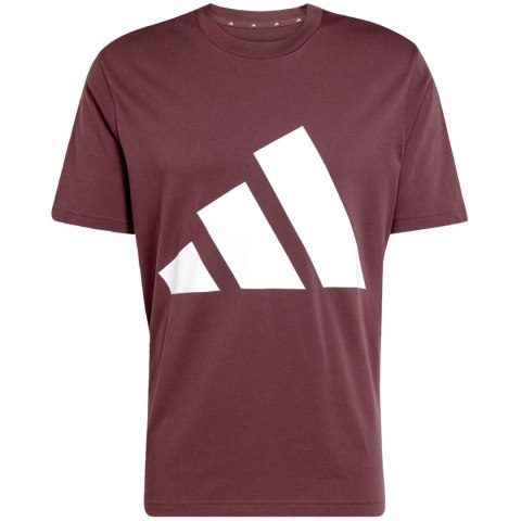 Koszulka męska adidas Essentials Big Logo bordowa JE8939