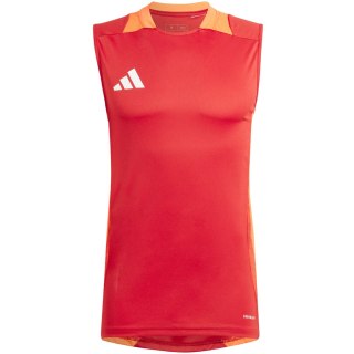 Koszulka męska adidas Tiro 24 Competition Training Sleeveless Jersey czerwona IR5474