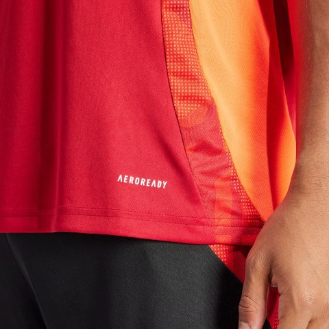 Koszulka męska adidas Tiro 24 Competition Training Sleeveless Jersey czerwona IR5474