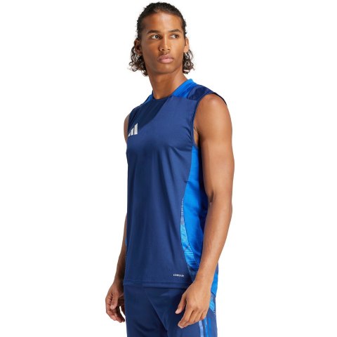 Koszulka męska adidas Tiro 24 Competition Training Sleeveless Jersey granatowa IR5476