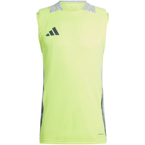 Koszulka męska adidas Tiro 24 Competition Training Sleeveless Jersey limonkowa IR5478