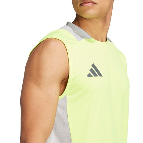 Koszulka męska adidas Tiro 24 Competition Training Sleeveless Jersey limonkowa IR5478