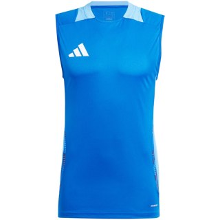 Koszulka męska adidas Tiro 24 Competition Training Sleeveless Jersey niebieska IR5475