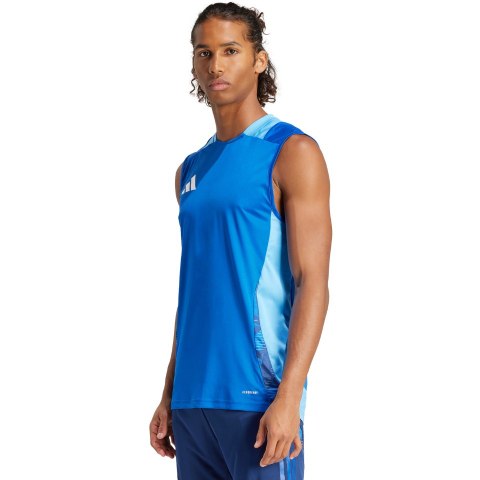 Koszulka męska adidas Tiro 24 Competition Training Sleeveless Jersey niebieska IR5475