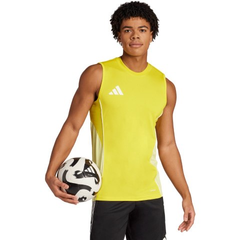 Koszulka męska adidas Tiro 25 Competition Sleeveless Jersey żółta JI8954