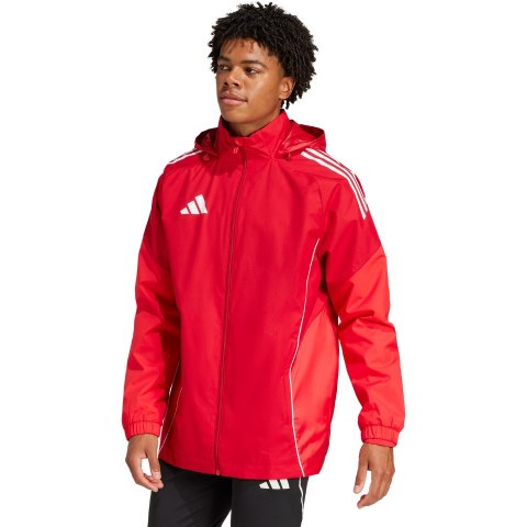 Kurtka męska adidas Tiro 25 Competition All-Weather czerwona JI6503