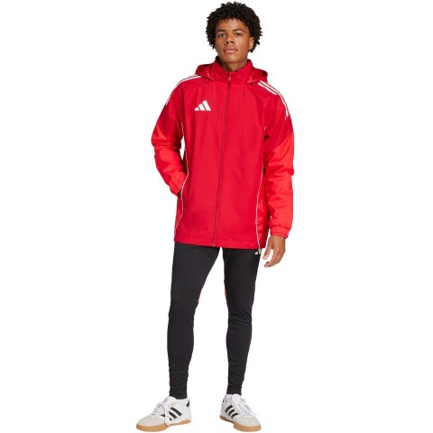 Kurtka męska adidas Tiro 25 Competition All-Weather czerwona JI6503