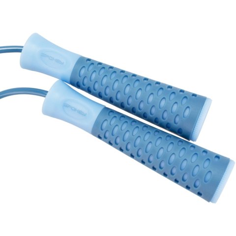 Skakanka z łożyskami Spokey Candy Rope niebieska 943630