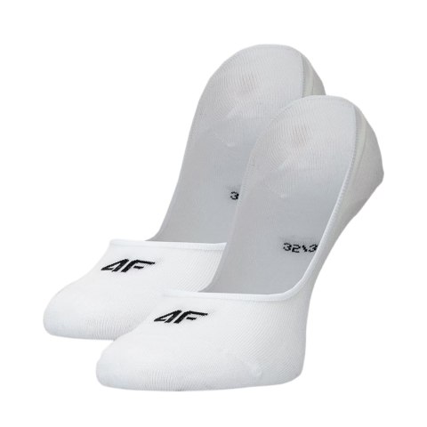 Skarpety damskie 4F F472 2 pak białe 4FWMM00USOCF472 10S