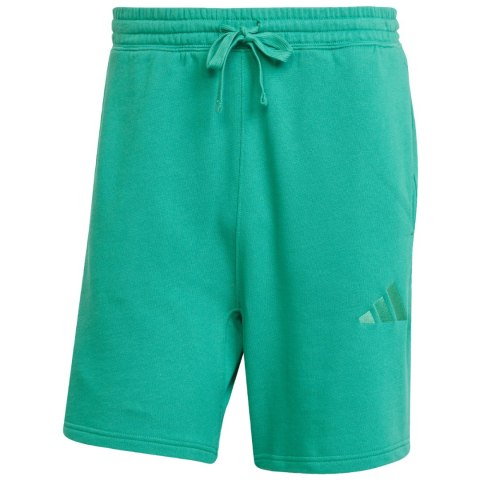 Spodenki męskie adidas All SZN French Terry zielone JI6417