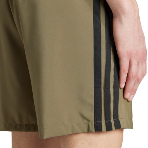 Spodenki męskie adidas Essentials 3-Stripes Chelsea oliwkowe JW1901