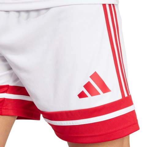 Spodenki męskie adidas Squadra 25 białe JH3404