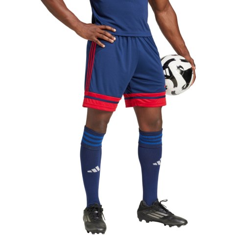 Spodenki męskie adidas Squadra 25 niebiesko-czerwone JH3408