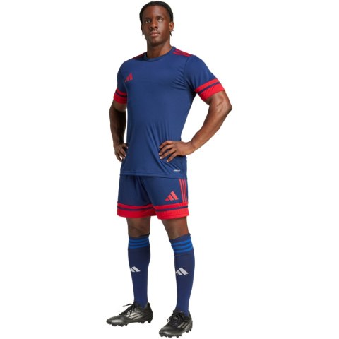 Spodenki męskie adidas Squadra 25 niebiesko-czerwone JH3408