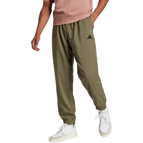 Spodnie męskie adidas Essentials Small Logo Stanford zielone JF1102