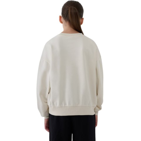 Bluza dla dziewczynki 4F F1479 kremowa 4FJWSS25TSWSF1479 12S