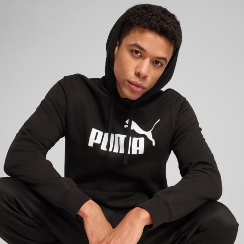 Bluza męska Puma ESS No.1 Logo Hoodie FL czarna 682570 01