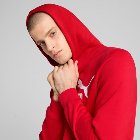 Bluza męska Puma ESS No.1 Logo Hoodie FL czerwona 682570 11