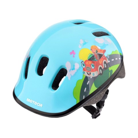 Kask rowerowy Meteor KS06 Firefighter rozm. S 48-52 cm 17441