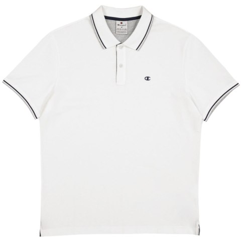 Koszulka męska Champion polo biała 220897 WW001