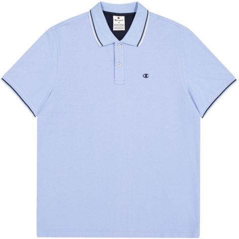 Koszulka męska Champion polo błękitna 220897 BS186