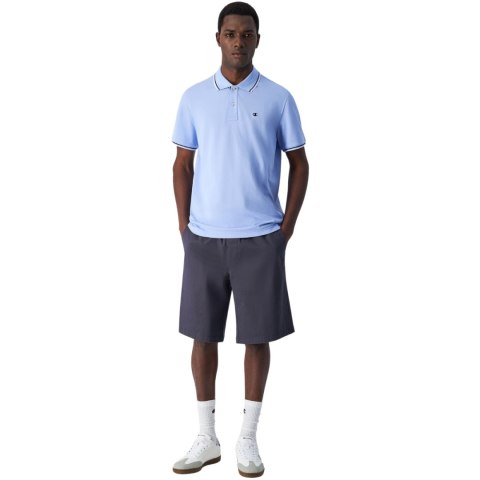 Koszulka męska Champion polo błękitna 220897 BS186