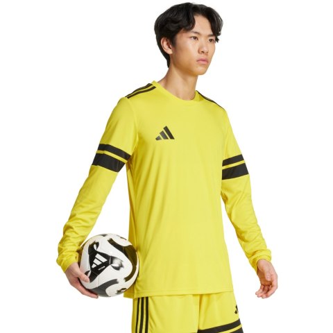 Koszulka męska adidas Squadra 25 Long Sleeve Jersey LM żółta JF6077