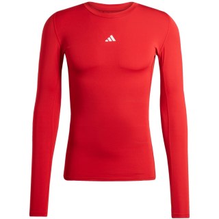 Koszulka męska adidas Techfit Long Sleeve Tee czerwona JP2926