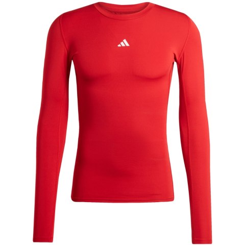 Koszulka męska adidas Techfit Long Sleeve Tee czerwona JP2926