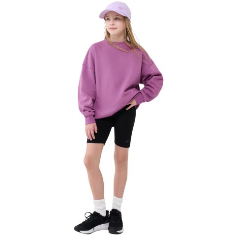 Legginsy dla dziewczynki 4F CAS F014 głęboka czerń 4FJWSS25TSTIF014 20S