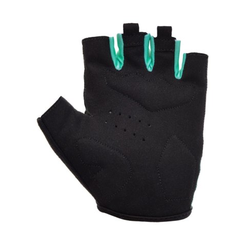 Rękawiczki rowerowe Meteor MX22 czarno-miętowe 17629-17630-17631-17632