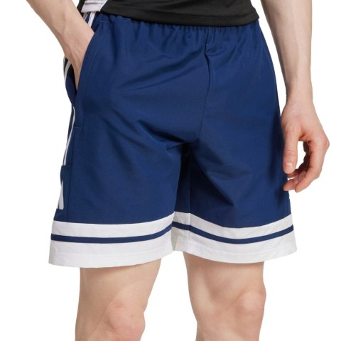 Spodenki męskie adidas Squadra 25 Downtime Woven granatowe JD2955