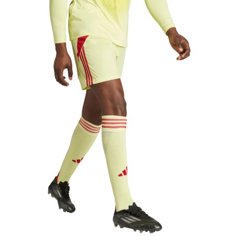Spodenki męskie adidas Tiro 24 żółto-czerwone JI6090