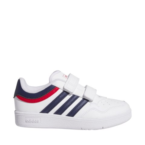 Buty dla dzieci adidas Hoops 4.0 CF biało-granatowo-czerwone JI3484