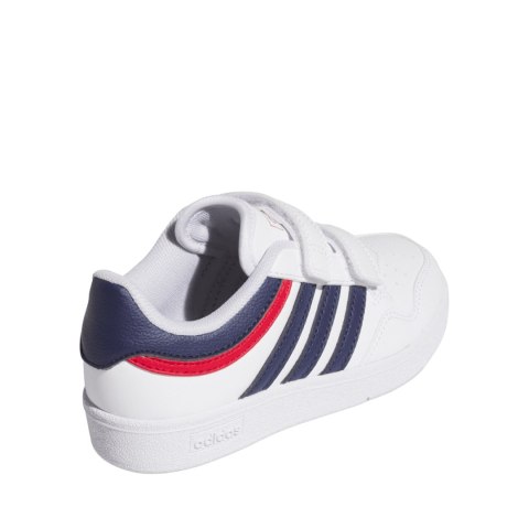 Buty dla dzieci adidas Hoops 4.0 CF biało-granatowo-czerwone JI3484