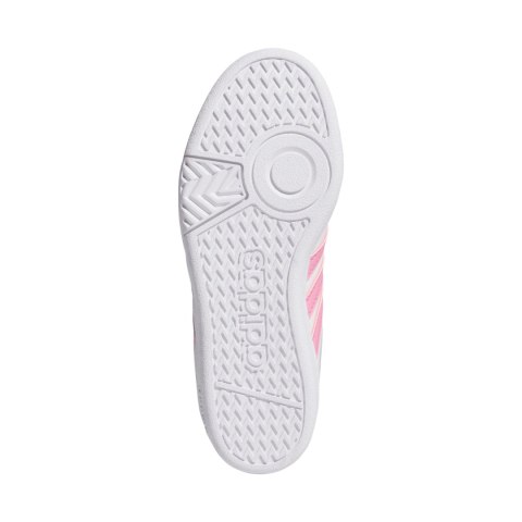 Buty dla dzieci adidas Hoops 4.0 biało-różowe JI0900