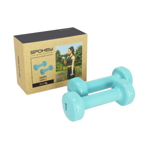 Hantle winylowe Spokey Shape 2x1kg 941965