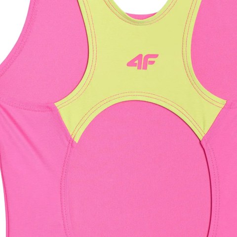 Kostium kąpielowy dla dziewczynki 4F F074 fuksja neon 4FJWMM00USWSF074 55N