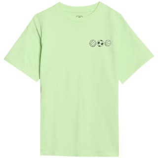 Koszulka dla chłopca 4F M2640 soczysta zieleń 4FJRSS25TTSHM2640 45S